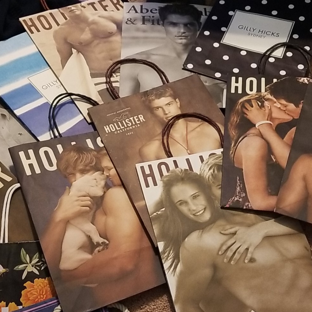 Hollister Abercrombie gilly hicks bags